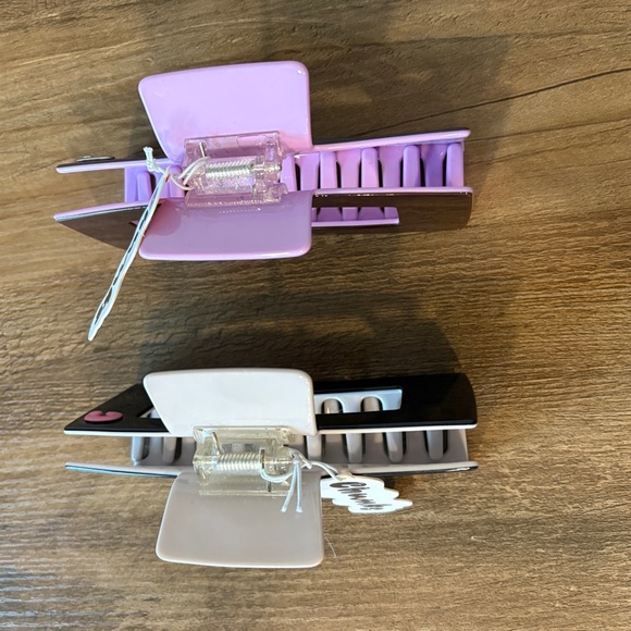 BUNDLE OF 2 - NWT Chunks Jumbo Box Claw (Brown/Lilac & Black/Taupe) - Picture 3 of 9